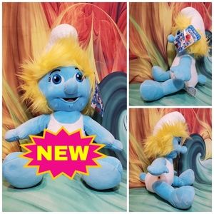 NEW Build A Bear Smurfette 18” Plush Smurf